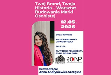 Twój Brand, Twoja Historia – Warsztat Budowania Marki Osobistej