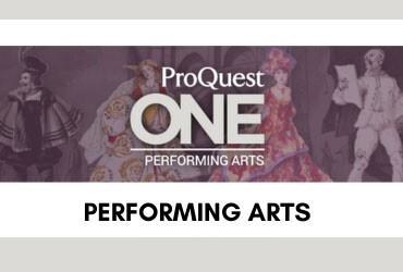 ProQuest One Performing Arts