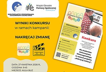 NAKRĘCAJ ZMIANĘ – studenci UZ przeciwko uzależnieniom