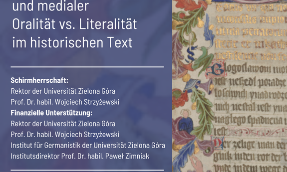 Konferencja językoznawcza pt. Zur Geschichte von Textsorten