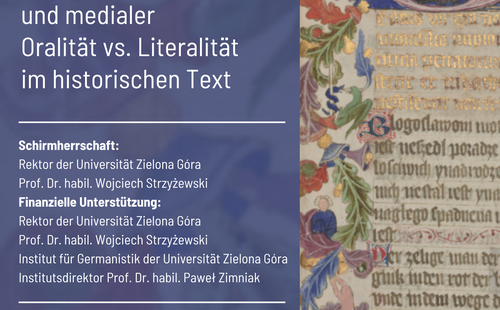 Konferencja językoznawcza pt. Zur Geschichte von Textsorten